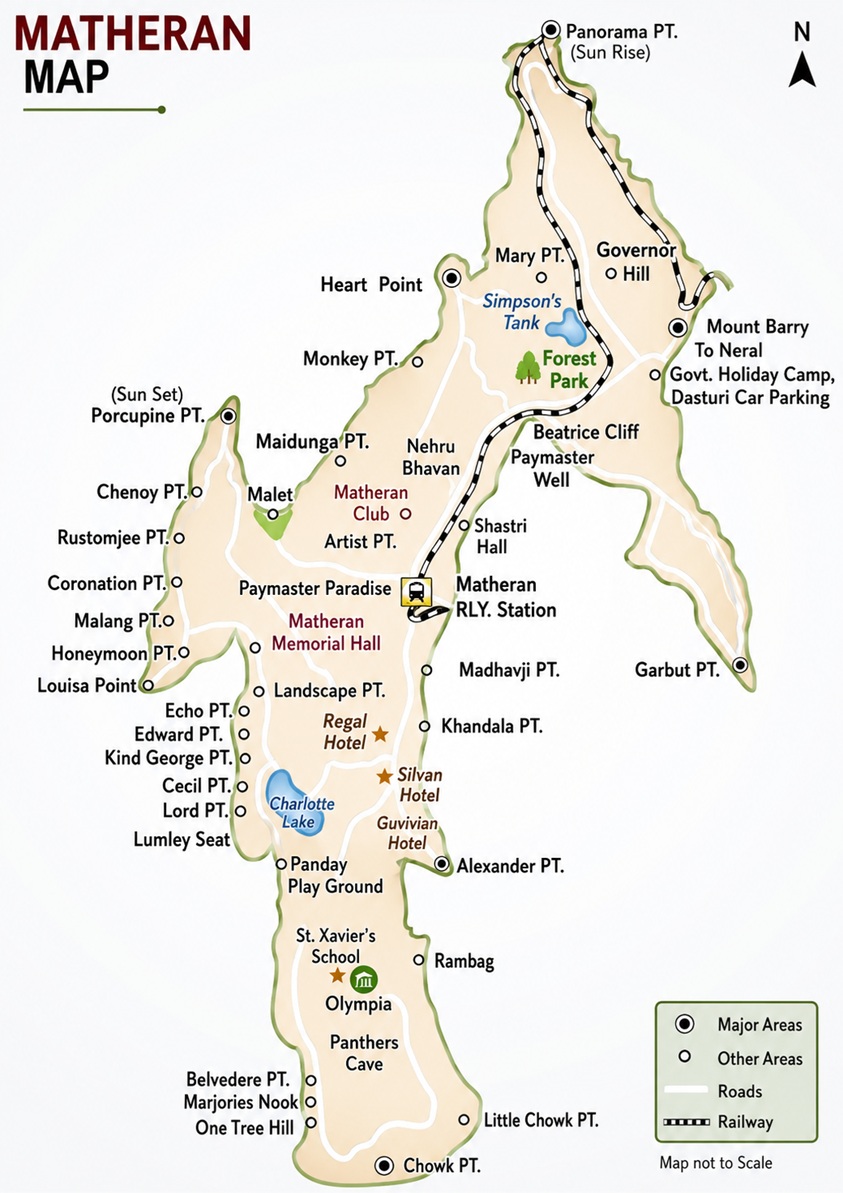 Map of Matheran